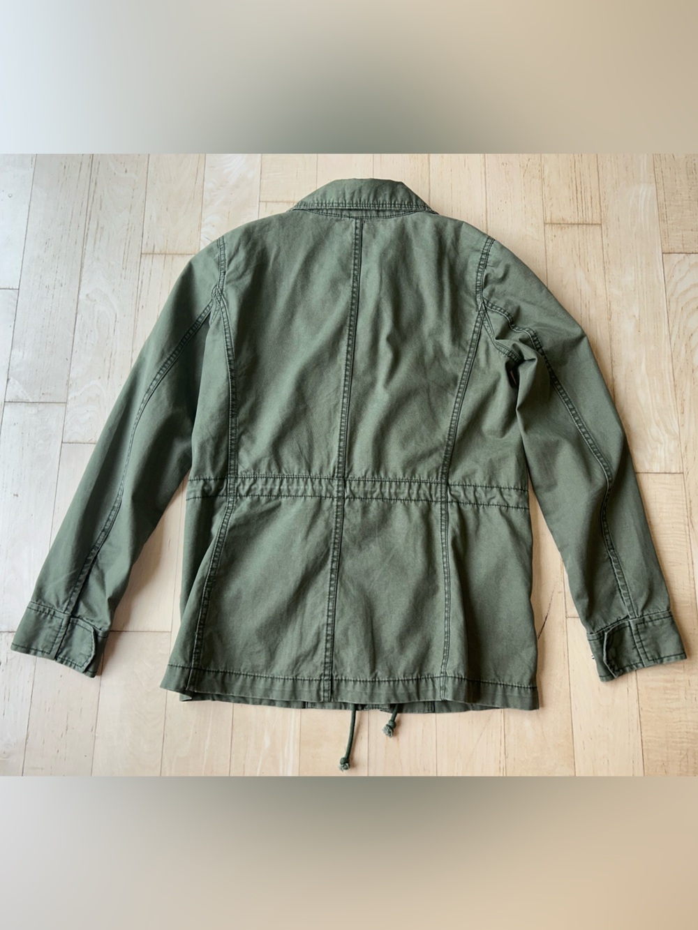 Madewell Women’s Fleet Utility Cotton Jacket in Desert Olive Size Small - Picture 7 of 16